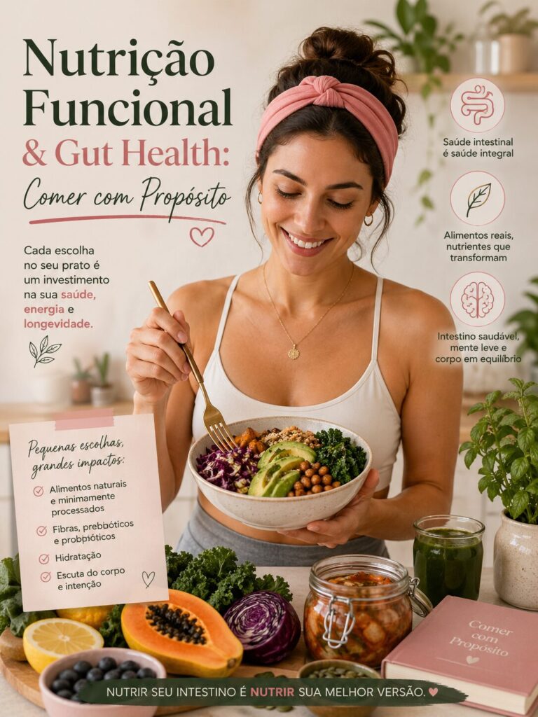 Nutrição Funcional & Gut Health Comer com Propósito