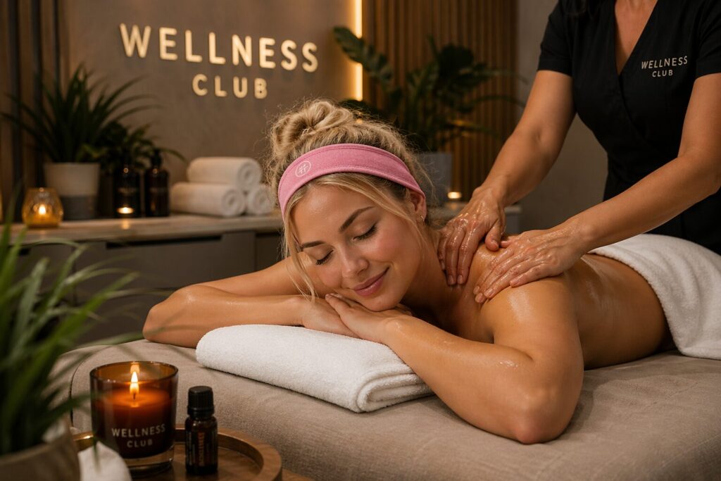 recuperação muscular em wellness club para corredores